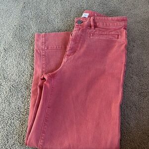 Loft women jeans. Wide leg crop .